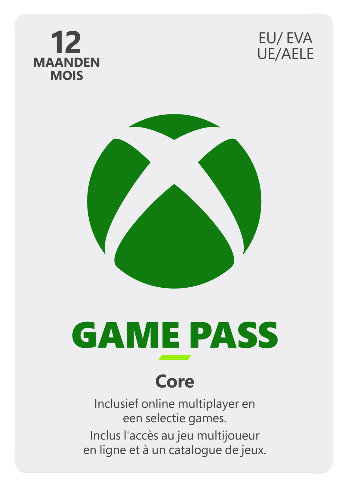 Xbox Game Pass Core 12 Maanden (Direct Digitaal Geleverd) GamesDirect®