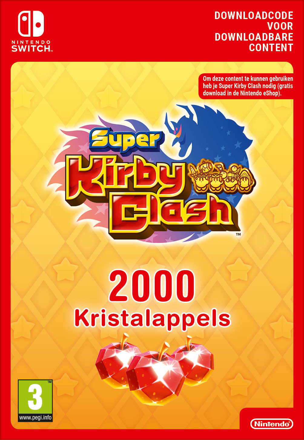 Nintendo Super Kirby Clash 2000 Gem Apples