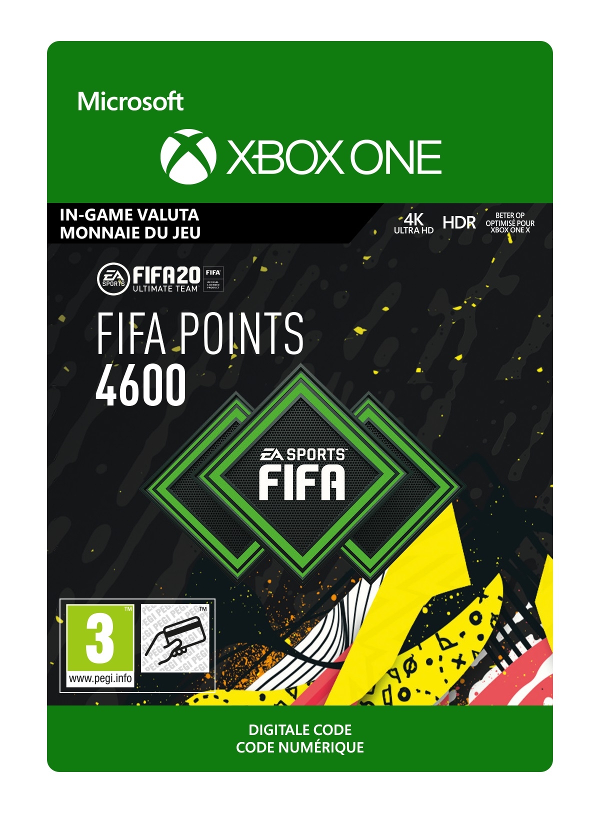 4600 Xbox FIFA 20 Points