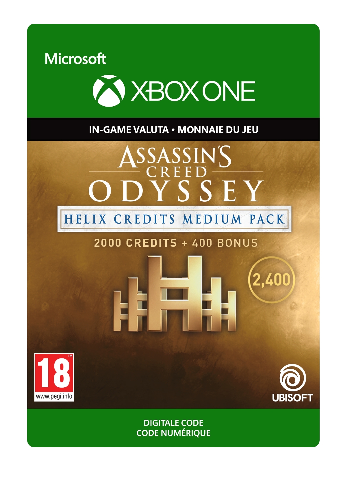 2400 Xbox Assassin's Creed Odyssey Helix Credits Medium Pack