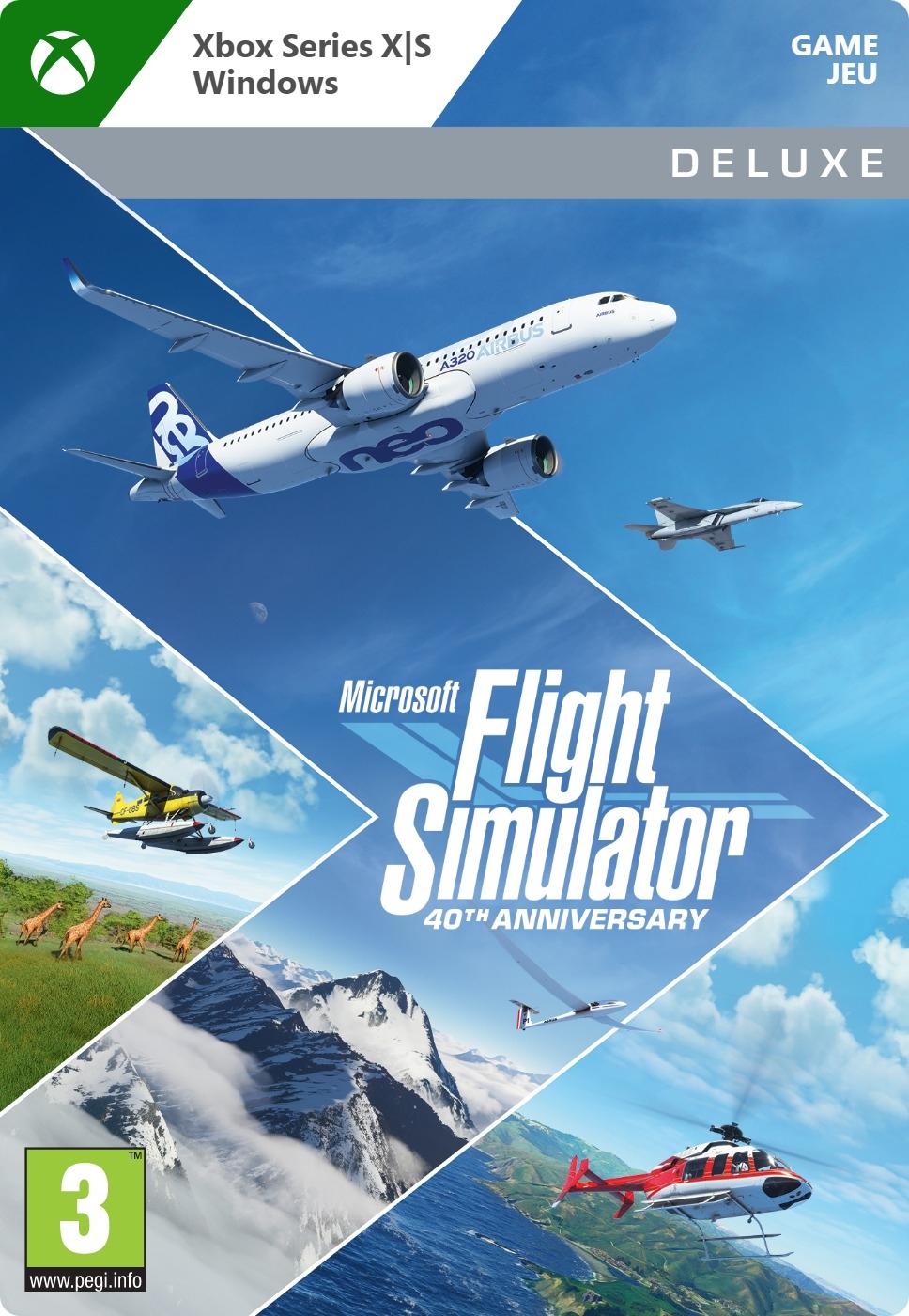 Microsoft Flight Simulator 40th Anniversary Deluxe Edition - Xbox Series X|S/ Xbox One/ PC (Digitale Game) - GamesDirect®