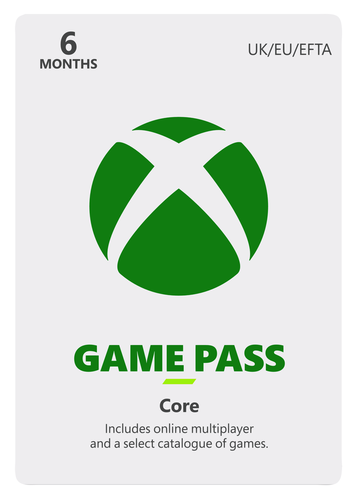 Xbox Game Pass Core 6 Maanden (Direct Digitaal Geleverd) GamesDirect®