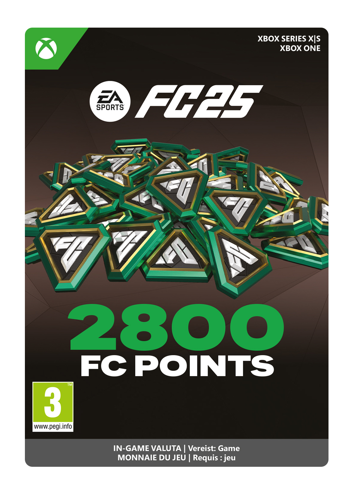 2800 Xbox EA Sports FC 25 Points (direct digitaal geleverd) GamesDirect®