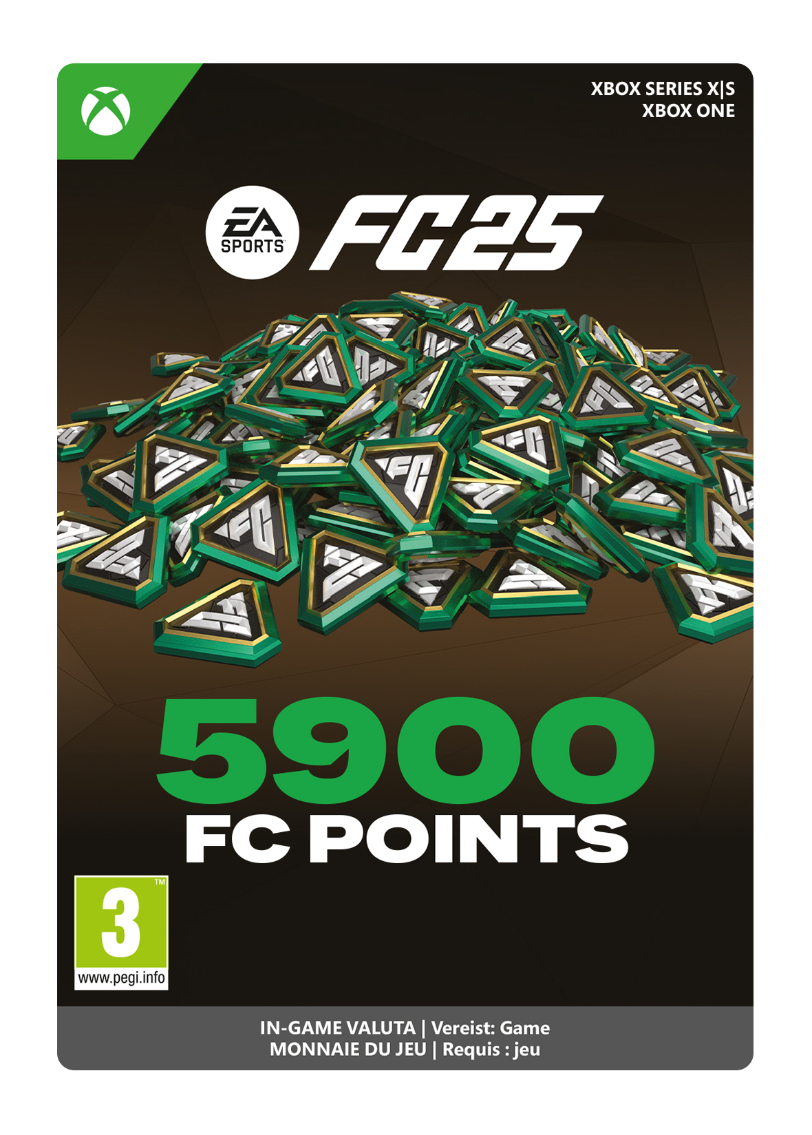 5900 Xbox EA Sports FC 25 Points (direct digitaal geleverd) GamesDirect®