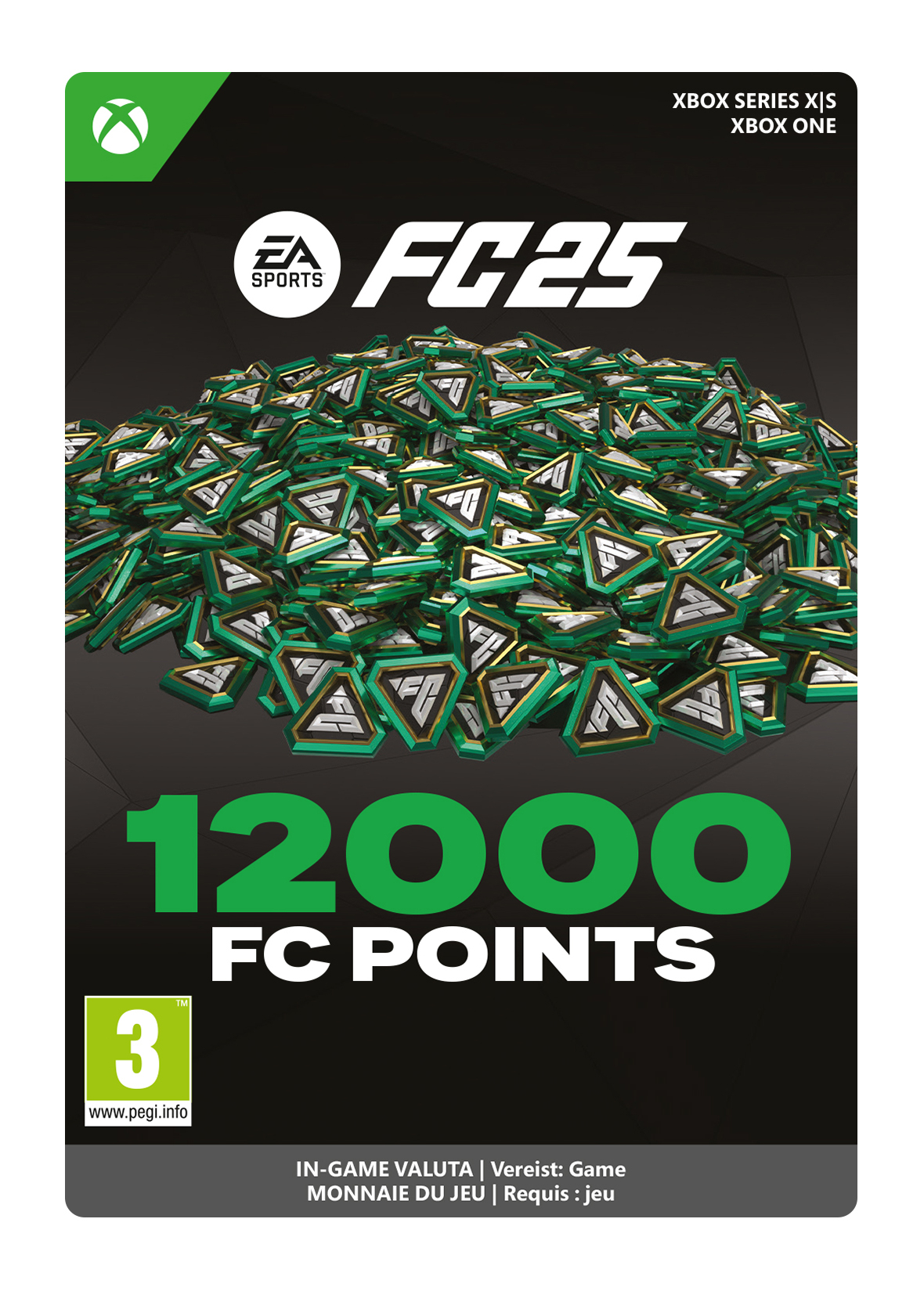 12000 Xbox EA Sports FC 25 Points (direct digitaal geleverd) GamesDirect®