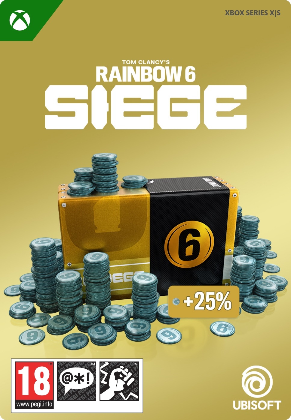 3300 Xbox Tom Clancy's Rainbow Six Siege R6 Credits - Xbox Series X|S (direct digitaal geleverd) GamesDirect®