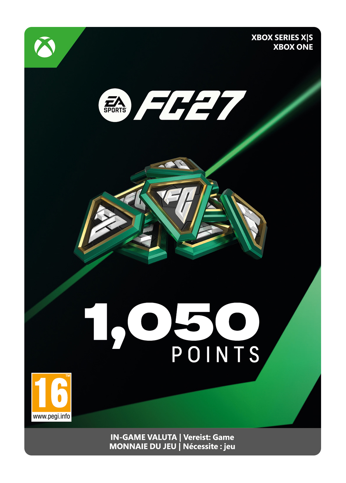 1050 Xbox EA Sports FC 27 Points (digitaal) GamesDirect®
