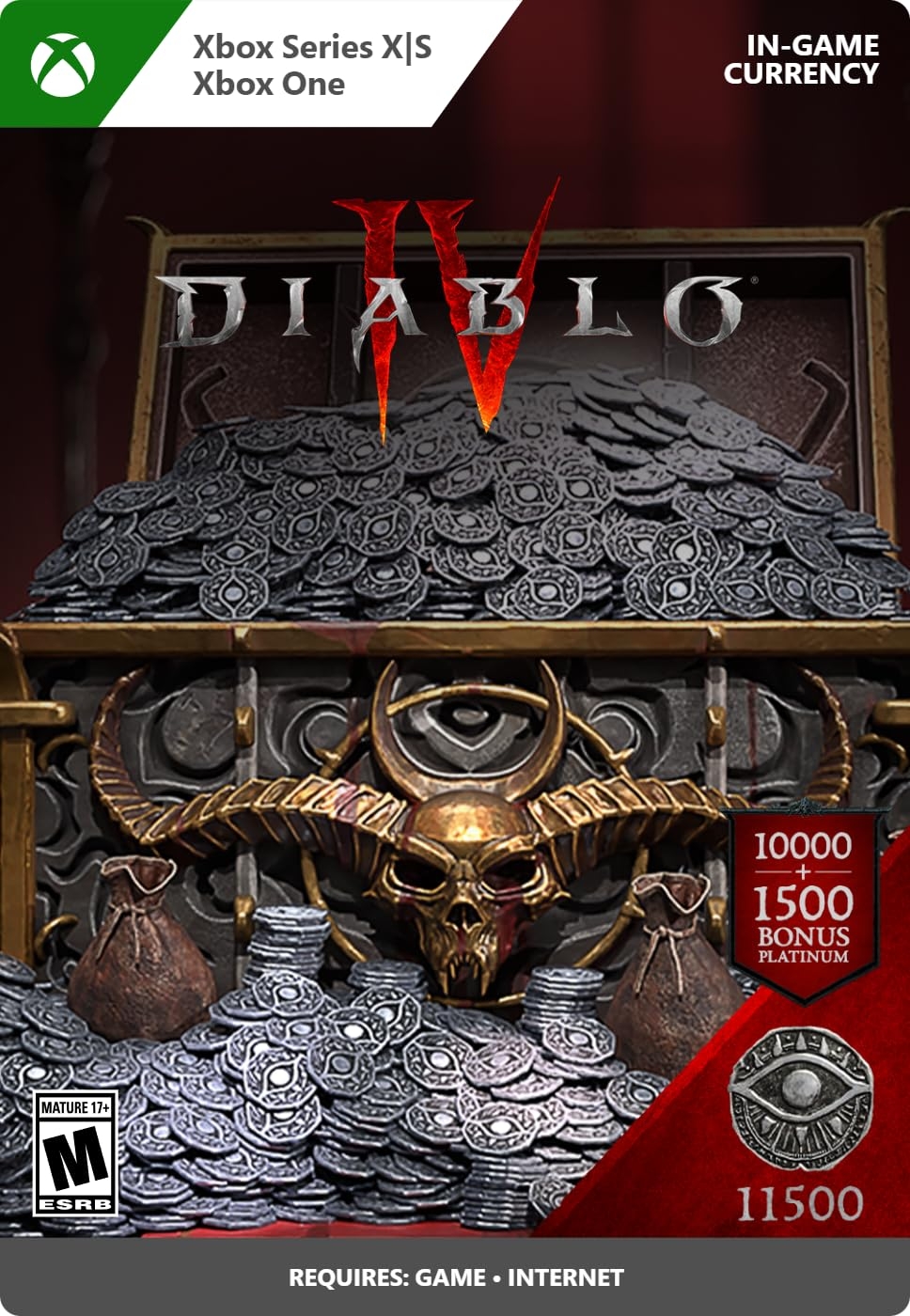 Diablo IV 11500 Platinum - Xbox Series X|S/Xbox One (digitaal) GamesDirect®