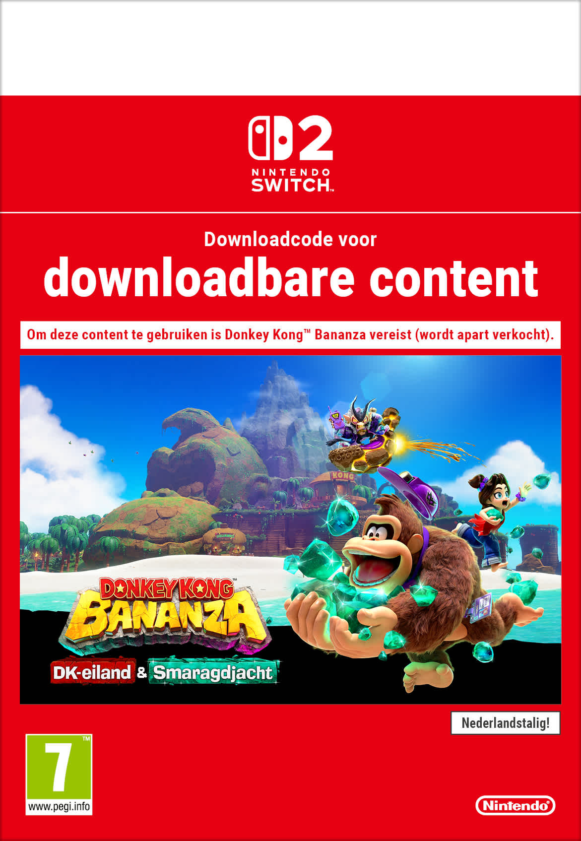 Nintendo Switch 2 AOC Donkey Kong Bananza: DK Island & Emerald Rush DLC (digitaal) GamesDirect®