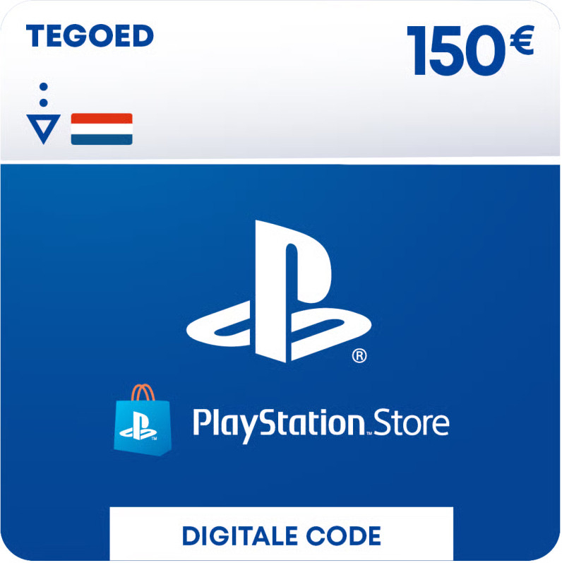 PlayStation Store Tegoed €150 Nederland (digitaal) GamesDirect®