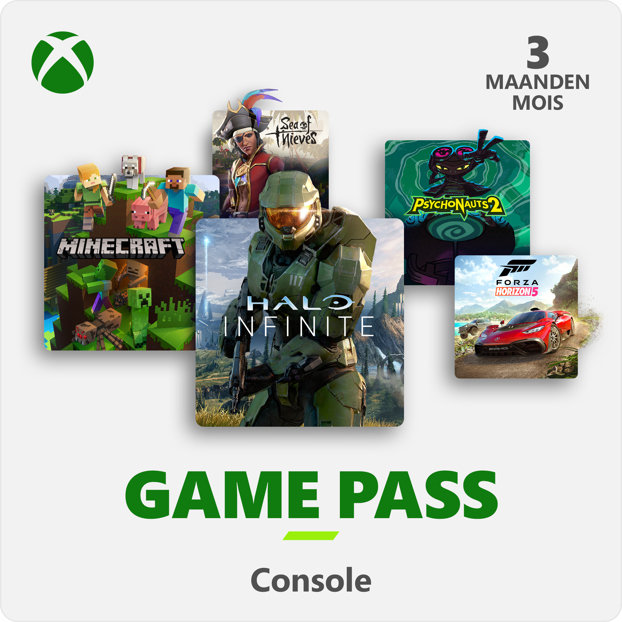 Xbox Game Pass Console 3 maanden (Direct Digitaal Geleverd) GamesDirect®