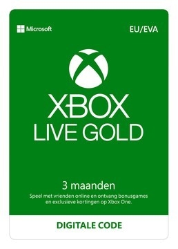 Xbox Live Gold 3 Maanden