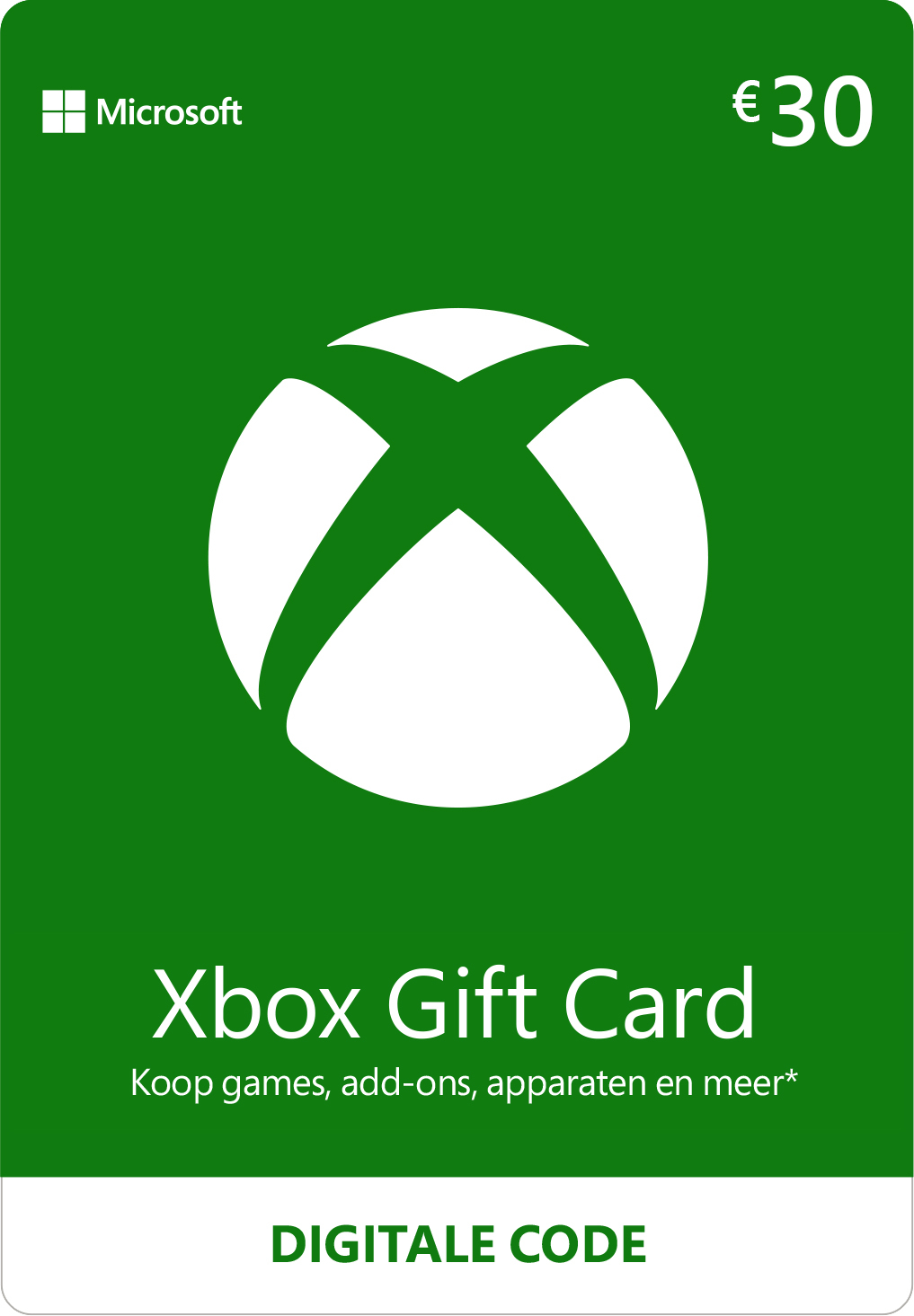 Xbox Gift Card 30 Euro - GamesDirect®