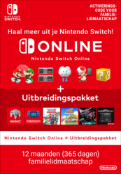 Nintendo Switch Online + Uitbreidingspakket - 365 Dagen familie Lidmaatschap (digitaal) GamesDirect®
