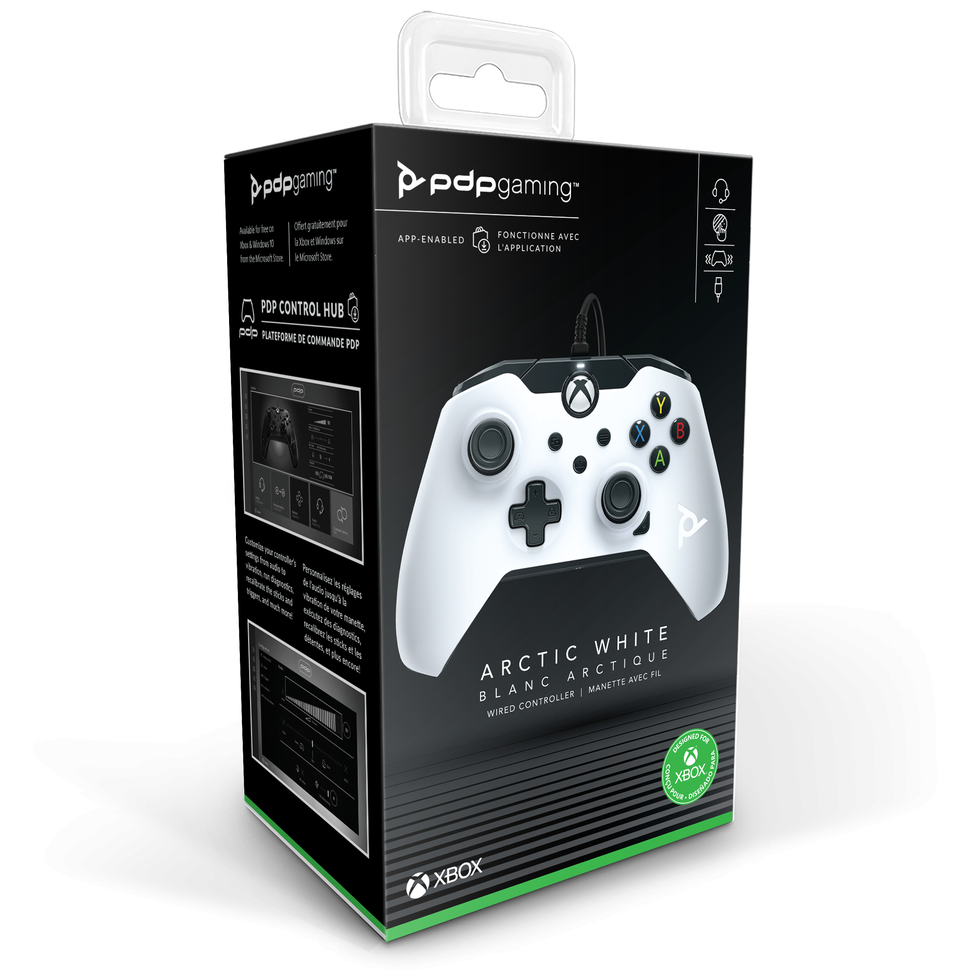 Xbox Series X /Xbox One / PC PDP Bedrade Controller - Wit