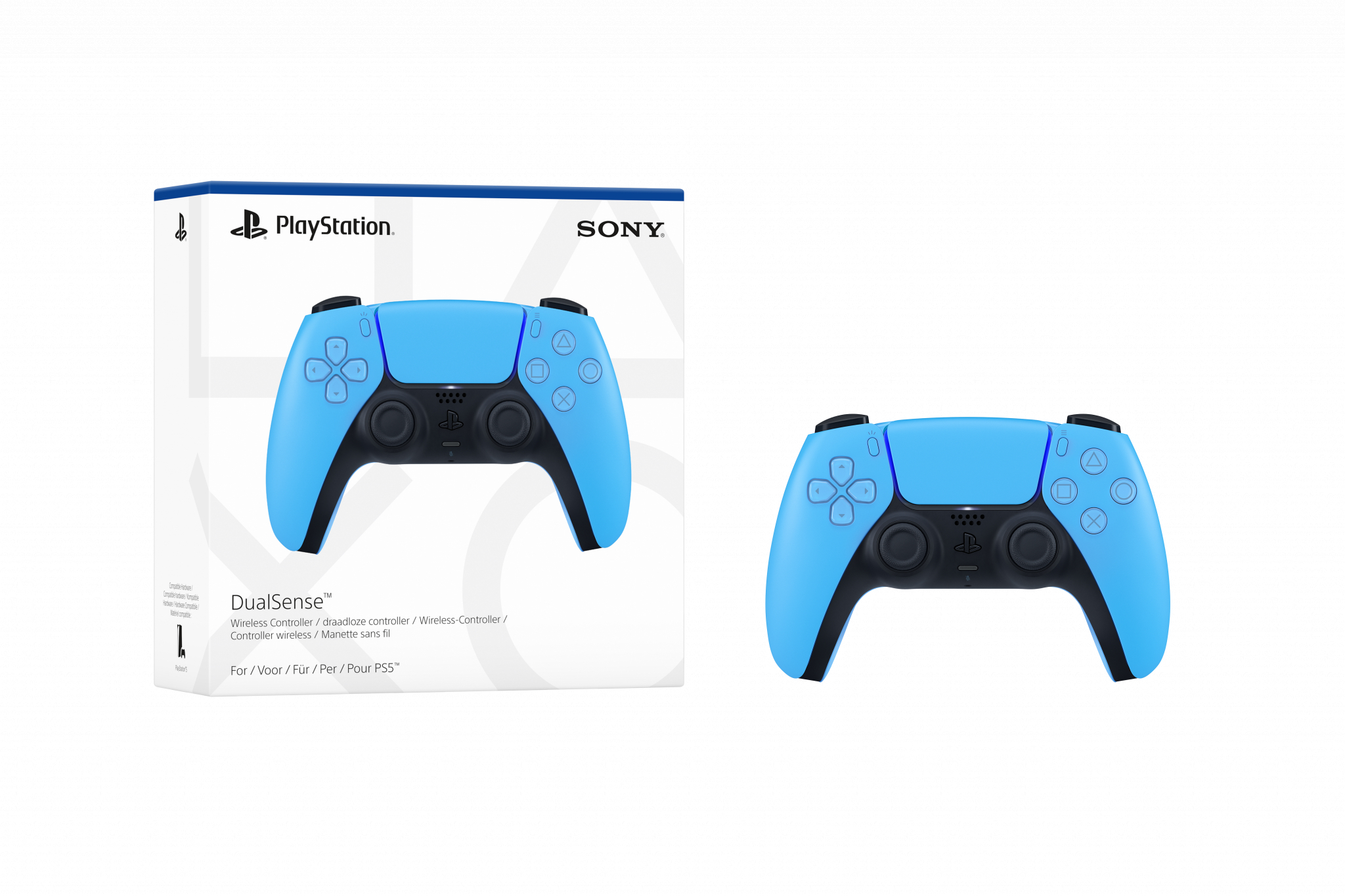 PS5 DualSense Draadloze Controller - Blauw