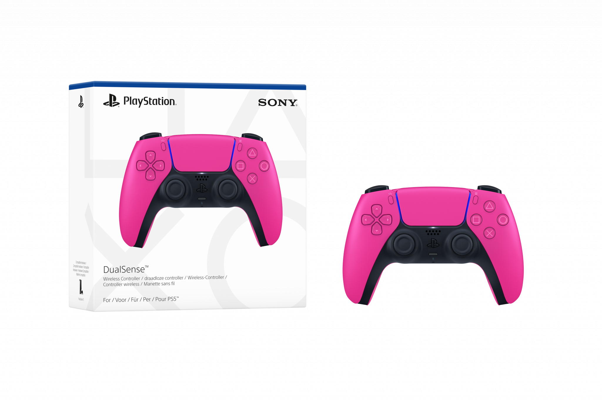 PS5 DualSense Draadloze Controller - Nova Pink