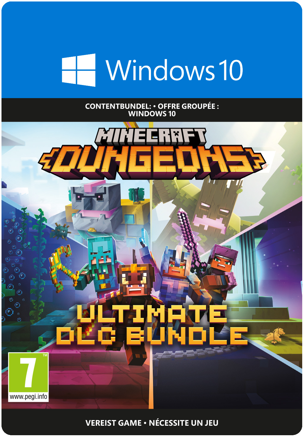 Minecraft Dungeons: Ultimate PC - DLC Bundle (digitaal) GamesDirect®