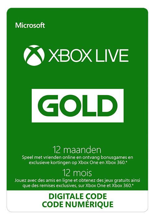 Xbox Live Gold 12 maanden EU