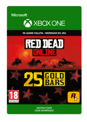 25 Xbox Gold Bars Red Dead Online
